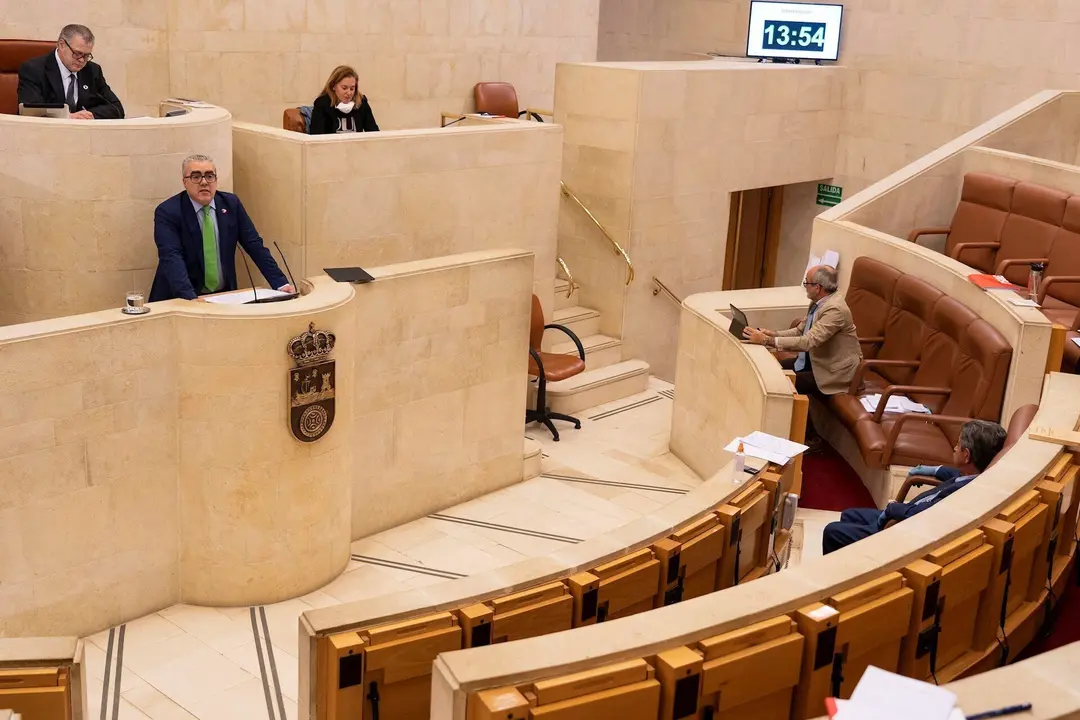 Pedro Hernando, portavoz del PRC, en el Pleno monogr&aacute;fico sobre la gesti&oacute;n del coronavirus