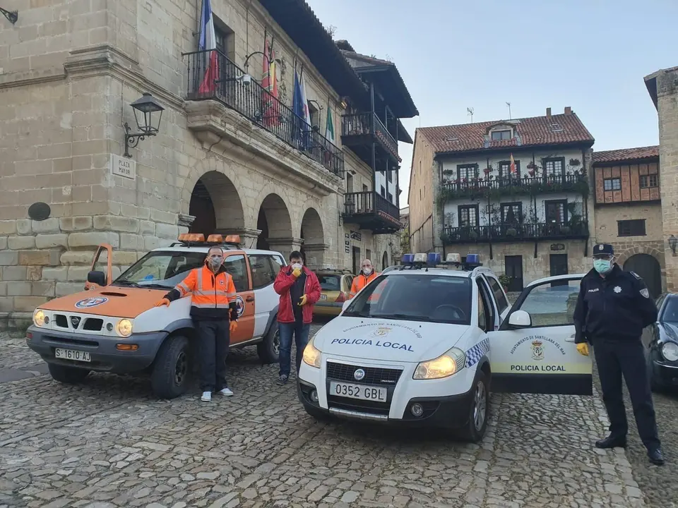 Reparto en Santillana