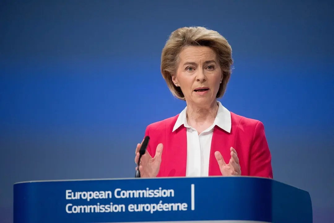 La presidenta de la Comisi&oacute;n Europea, Ursula von der Leyen 