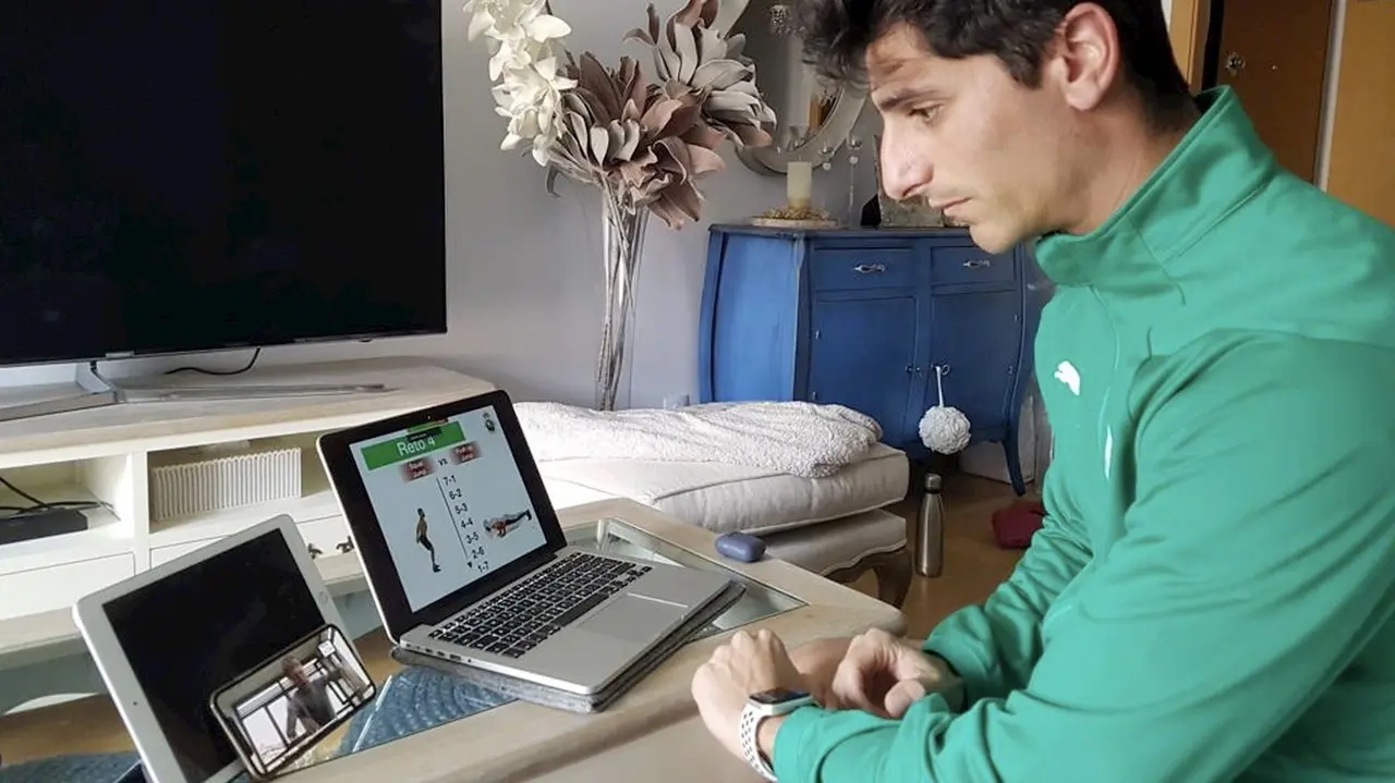 Entrenamiento virtual del Racing