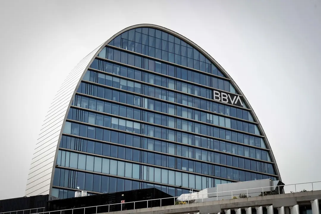 La Ciudad BBVA, compuesta por siete edificios que alberga la nueva sede de la entidad bancaria espa&ntilde;ola Banco Bilbao Vizcaya Argentaria.