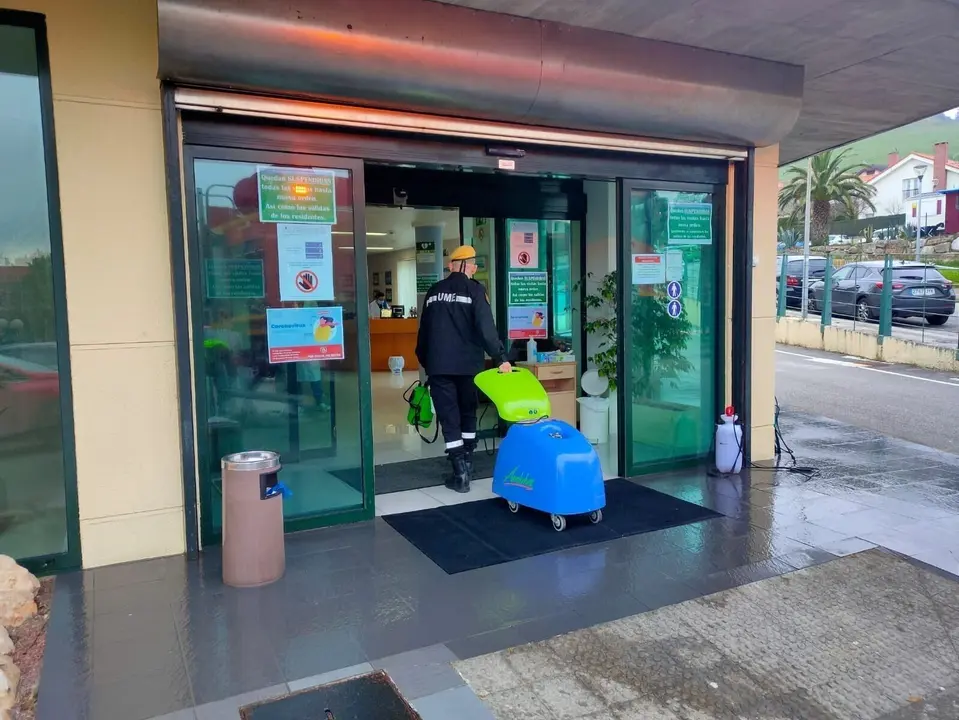 Desinfecci&oacute;n en Mortera