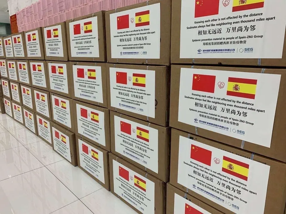 Material m&eacute;dico donado a Cantabria por ZMJ