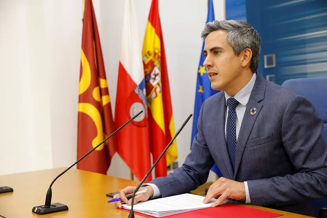El vicepresidente, Pablo Zuloaga, en rueda de prensa tras la reuni&oacute;n del Consejo de Gobierno