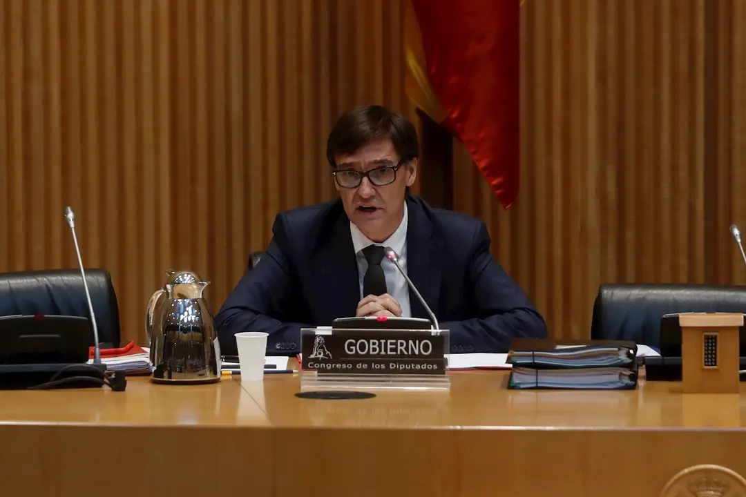 El ministro de Sanidad, Salvador Illa, comparece de nuevo ante la Comisi&oacute;n de Sanidad del Congreso de los Diputados para informar sobre las medidas adoptadas por su departamento ante la pandemia de coronavirus, que en Espa&ntilde;a, seg&uacute;n ha declarado en los &uacute;lt