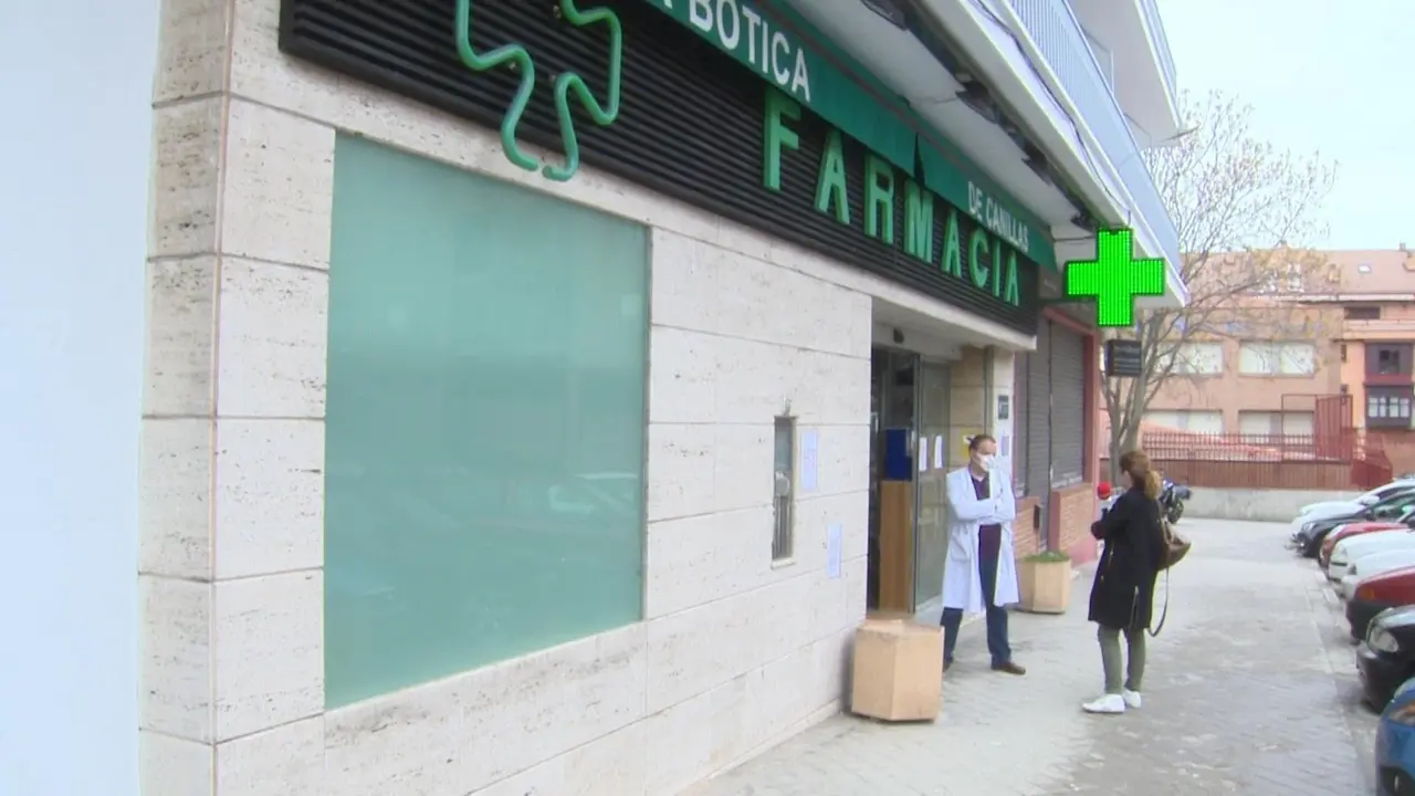 Farmacia del barrio madrile&ntilde;o de Canillas.