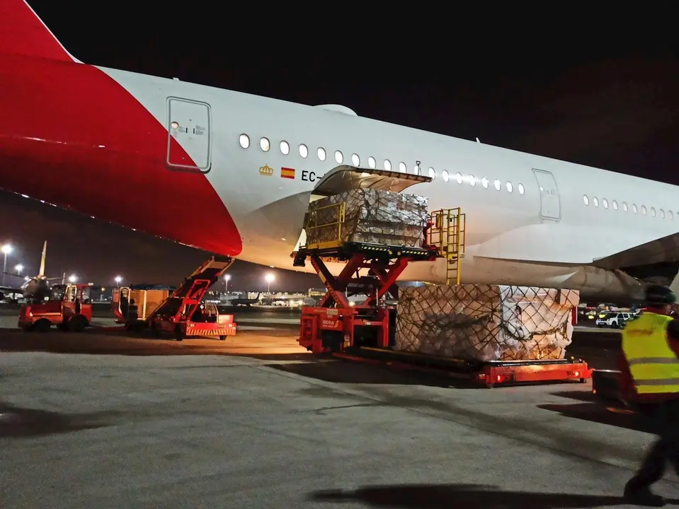 Sexto vuelo del corredor a&eacute;reo sanitario.