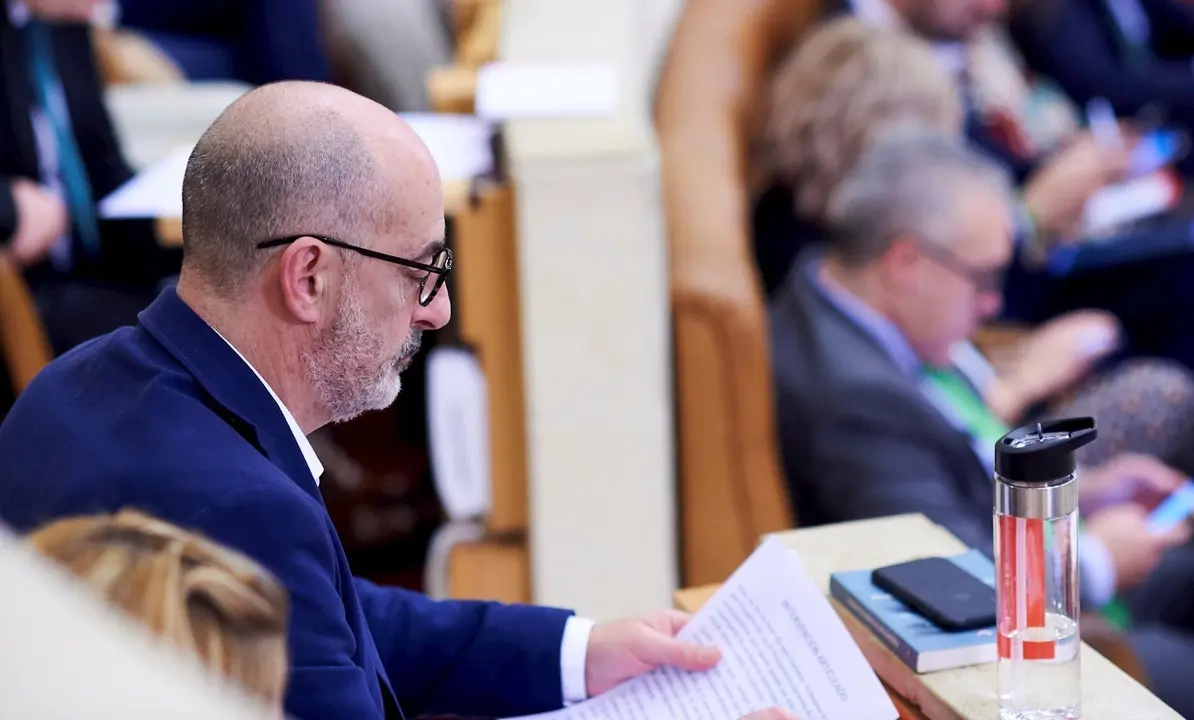 El portavoz del grupo parlamentario Ciudadanos en el Parlamentno de Cantabria, F&eacute;lix &Aacute;lvarez,