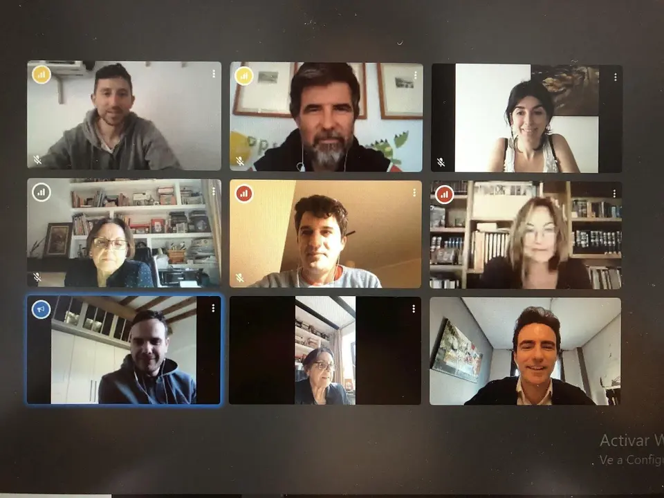 Videoconferencia grupo municial socialista de Santander