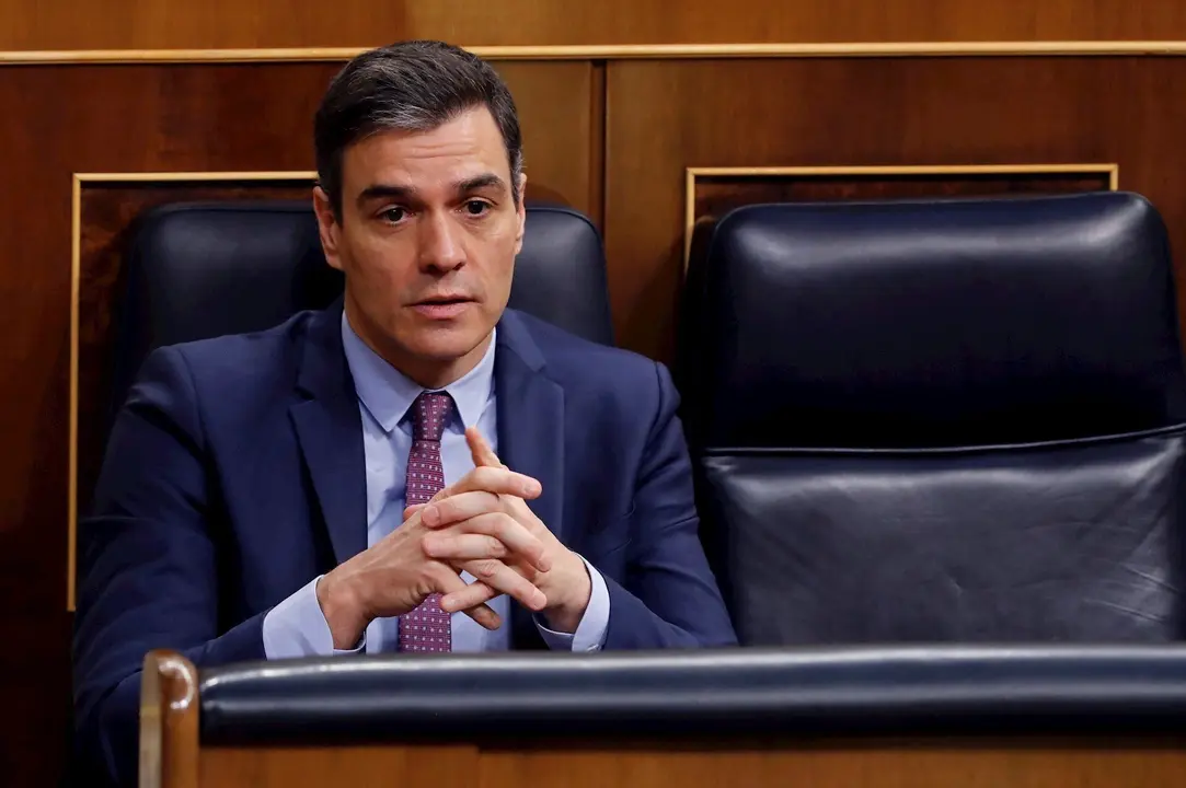 El presidente del Gobierno, Pedro S&aacute;nchez, en el Congreso