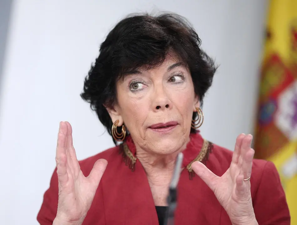 La ministra de Educaci&oacute;n y Fromaci&oacute;n Profesional, Isabel Cela&aacute;