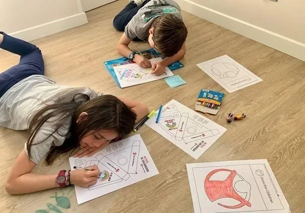 Ni&ntilde;os durante la crisis del Coronavirus