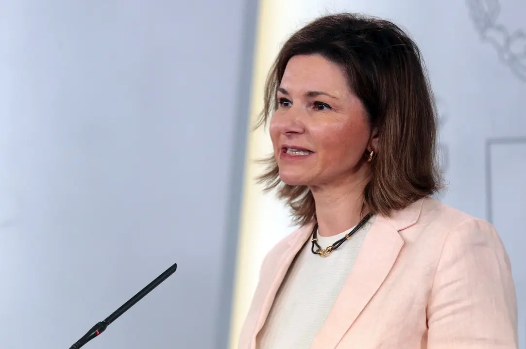 La secretaria general de Transportes, Mar&iacute;a Jos&eacute; Rallo del Olmo, interviene en la rueda de prensa convocada por el Comit&eacute; T&eacute;cnico del Covid-19 para informar sobre las &uacute;ltimas novedades respecto a la crisis sanitaria.  