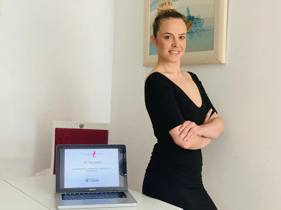 La directora de Danzaliarte, Alia Dovidena