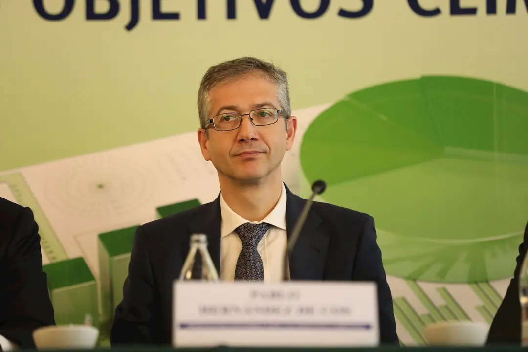 El gobernador del Banco de Espa&ntilde;a, Pablo Hern&aacute;ndez de Cos