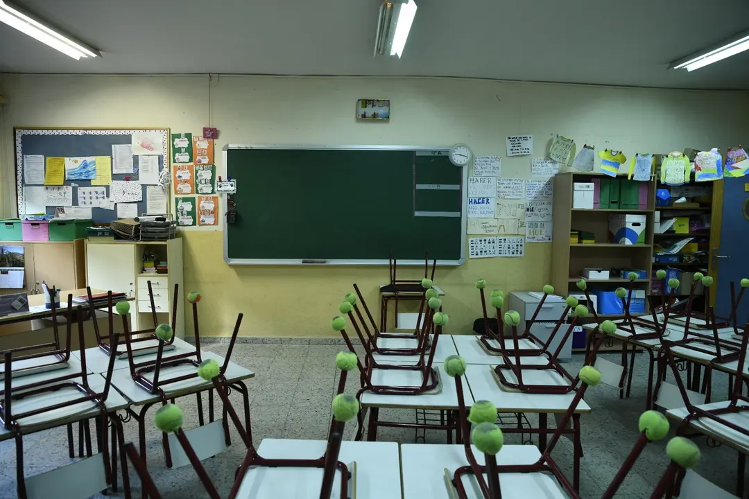 Aula de Primaria de un colegio de Educaci&oacute;n Infantil y Primaria.