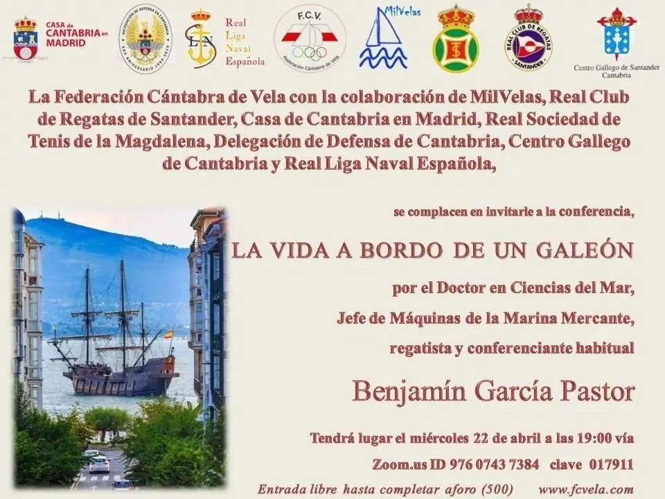 Conferencia 'La vida a bordo de un gale&oacute;n'