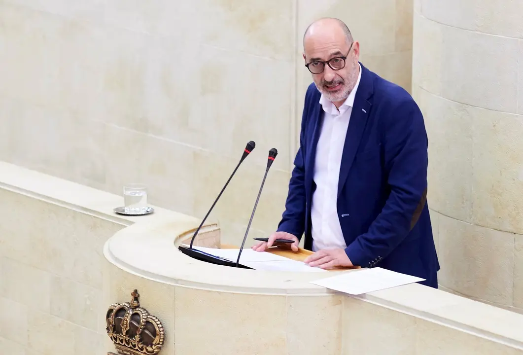El portavoz del grupo Cs en el Parlamento de Cantabria, F&eacute;lix &Aacute;lvarez