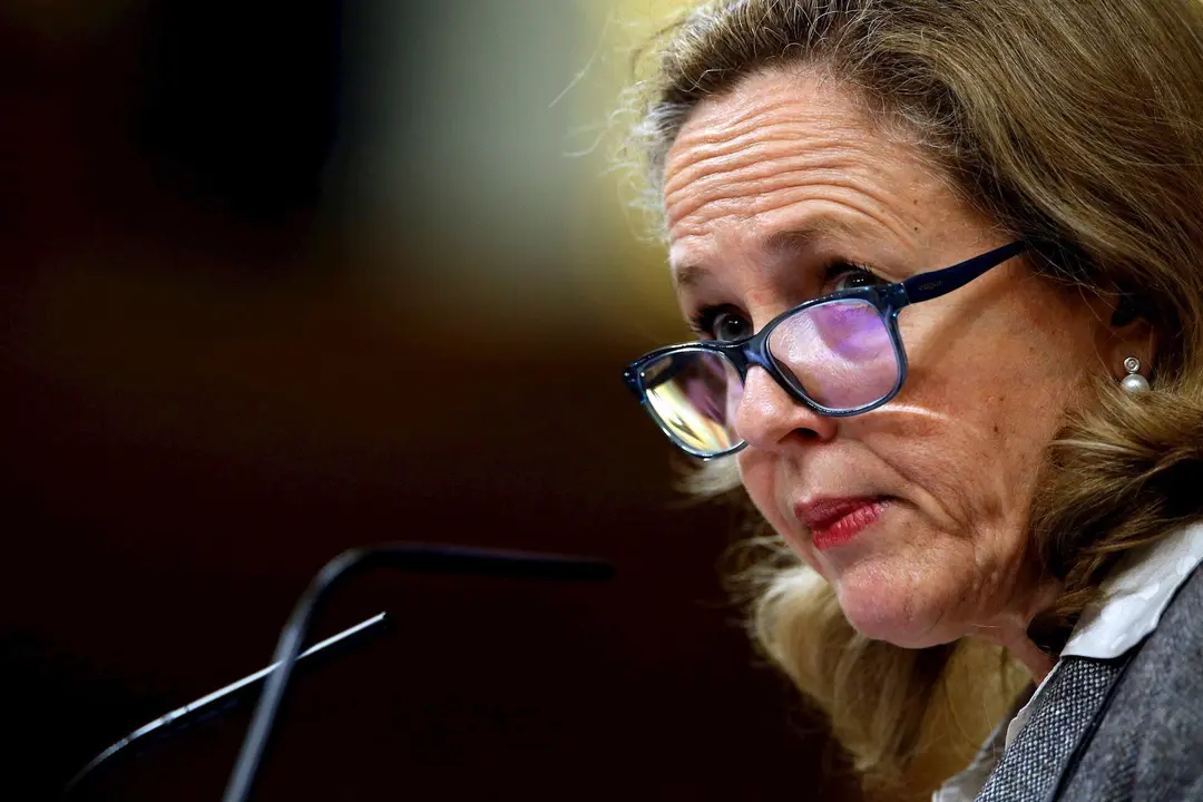 La vicepresidenta tercera, Nadia Calvi&ntilde;o.