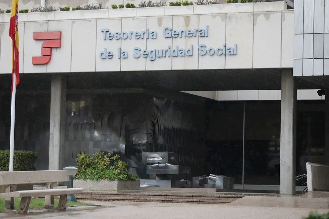 Entrada a una oficina de la Tesorer&iacute;a General de la Seguridad Social