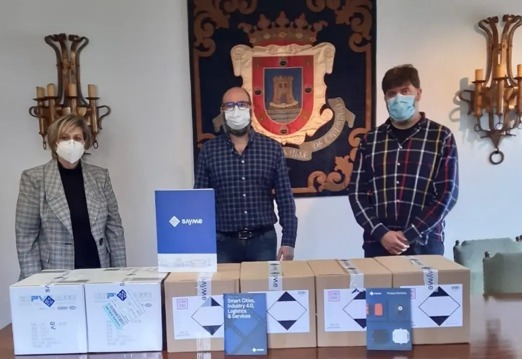 Sayme dona material de protecci&oacute;n al Ayuntamiento de Camargo