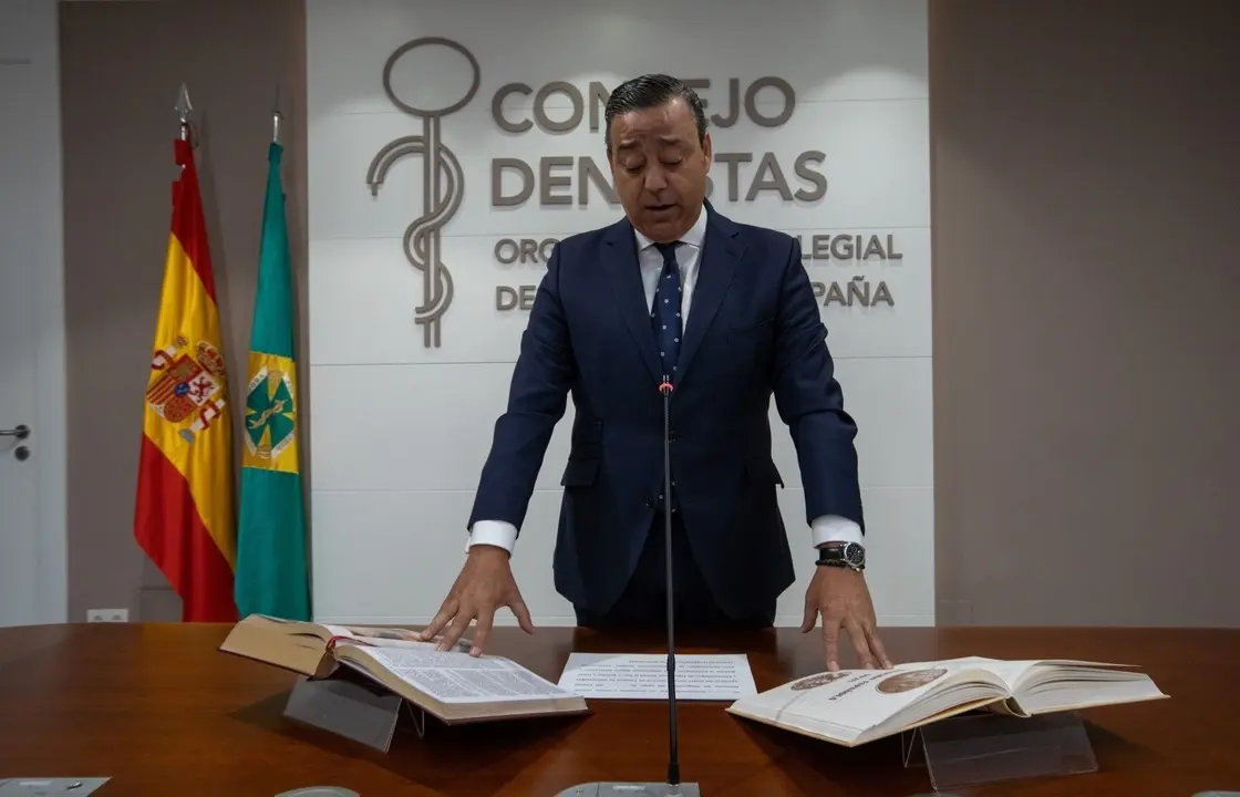 Presidente del Consejo General de Dentistas, &Oacute;scar Castro Reino