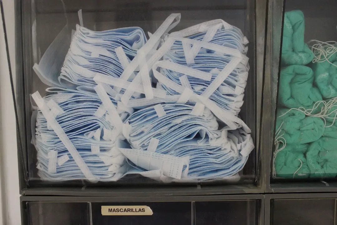 Mascarillas de enfermer&iacute;a, m&aacute;scaras de hospital, hospitales, material m&eacute;dico