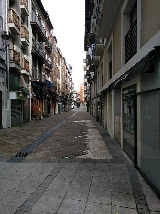 Calle del Medio de Santander