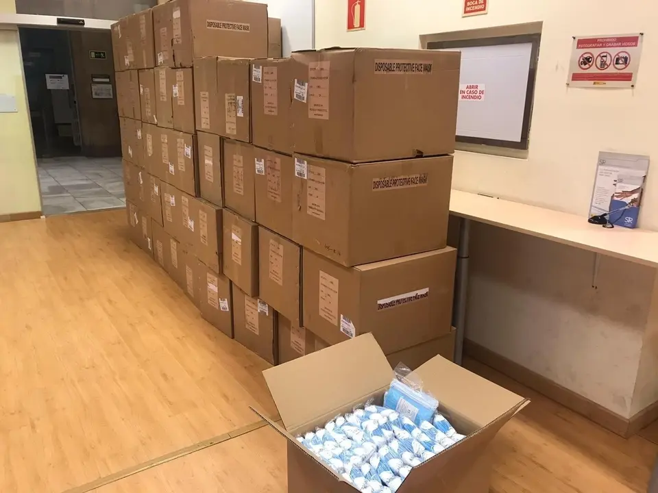 El Estado env&iacute;a mascarillas a Cantabria