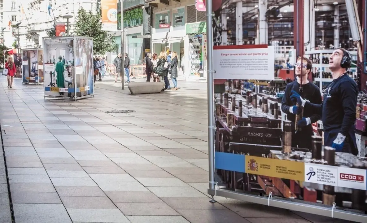 Exposici&oacute;n sobre seguridad en el trabajo.. Archivo