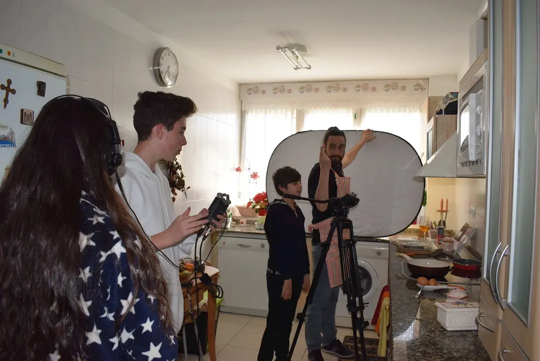 Grabaci&oacute;n del rodaje de un corto