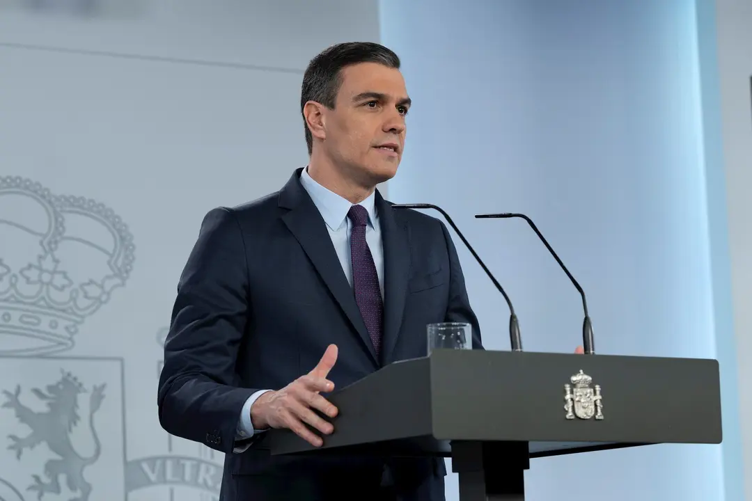 Comparecencia del presidente del Gobierno, Pedro S&aacute;nchez.