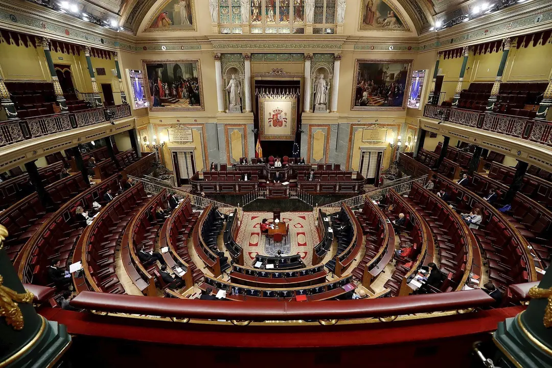 El presidente del Gobierno, Pedro S&aacute;nchez, durante su intervenci&oacute;n en la sesi&oacute;n de control al ejecutivo