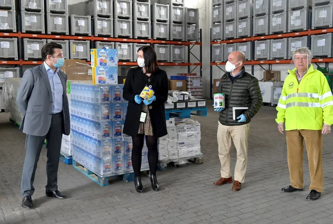 Donaci&oacute;n de Nestl&eacute; al Banco de Alimentos de Cantabria