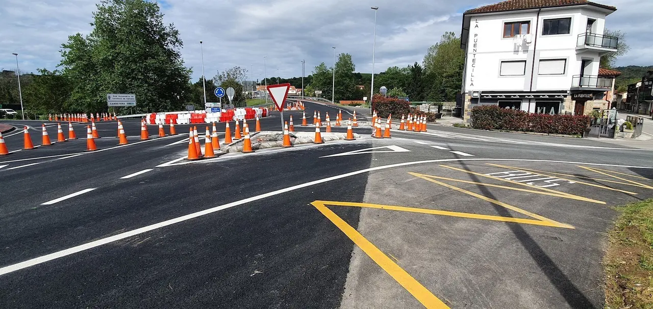 Obras de mejora de seguridad vial en Oru&ntilde;a