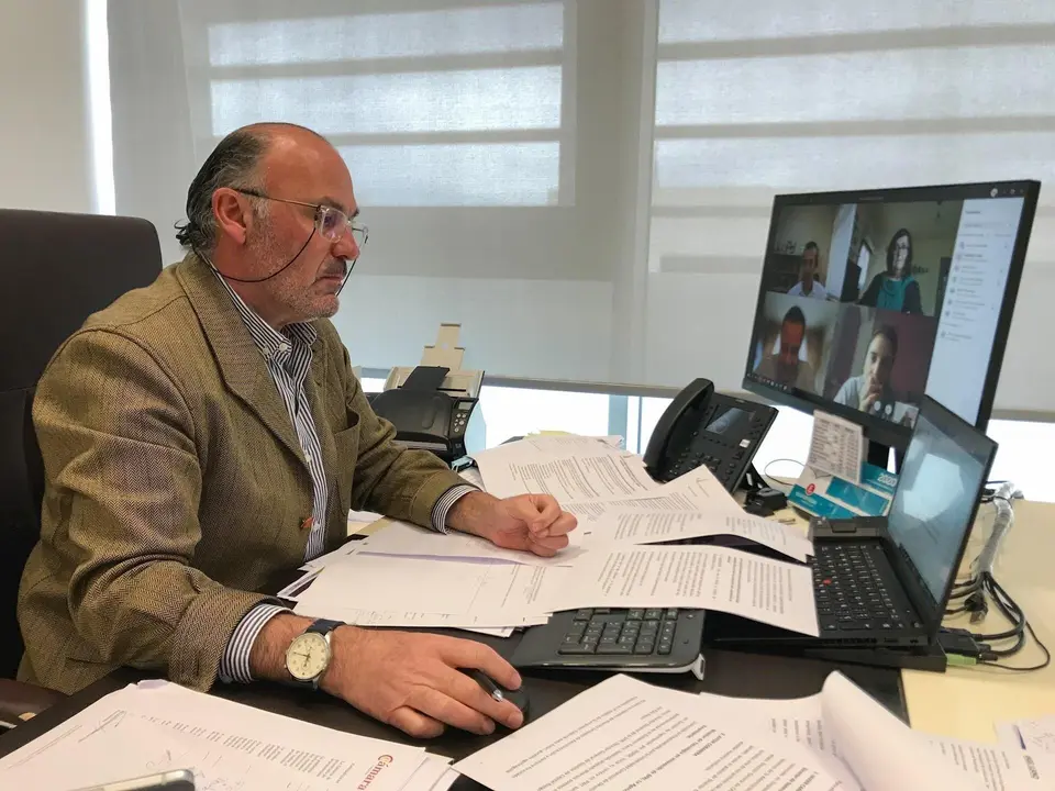 Javier Carri&oacute;n, director general de Sodercan