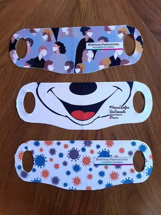 Mascarillas del grupo scout cach&oacute;n de malia&ntilde;o