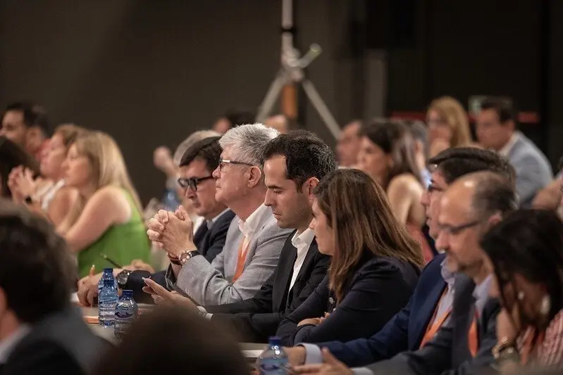 Cargos de Ciudadanos en una reuni&oacute;n del Consejo General del partido en 2019.