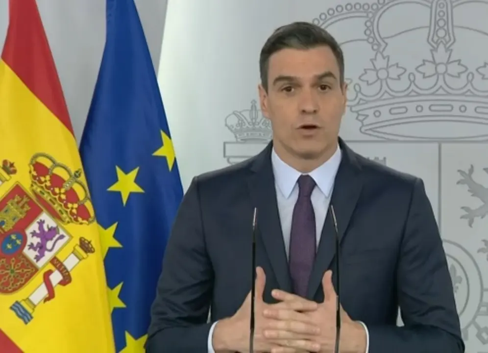 Rueda de prensa telem&aacute;tica del presidente del Gobierno, Pedro S&aacute;nchez