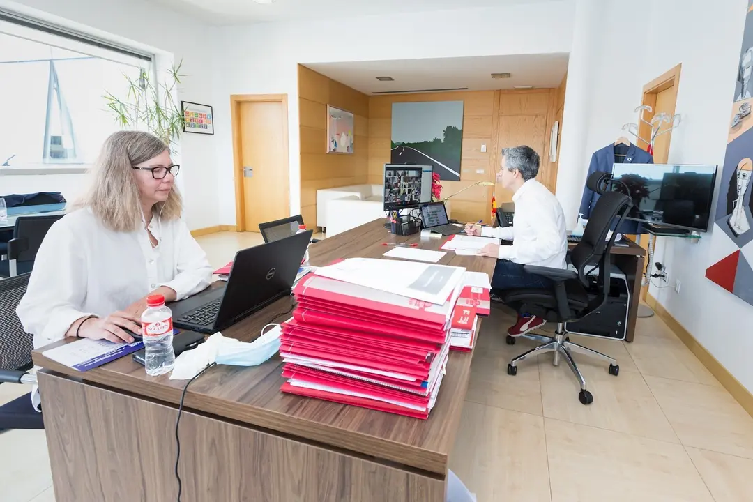 Pablo Zuloaga durante la Conferencia Sectorial de Igualdad