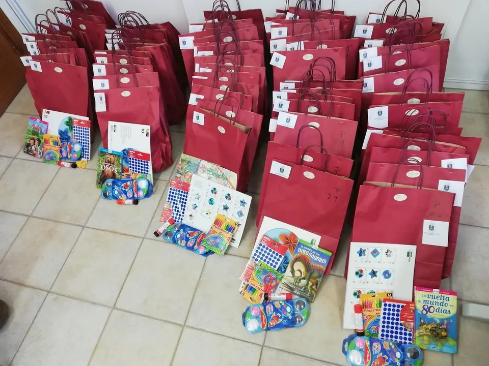 Lotes de material escolar