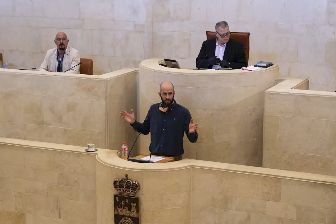 Reinhard Wallman, epidemi&oacute;logo de la comisi&oacute;n de desescalada de Cantabria y especialista en medicina preventiva y salud p&uacute;blica de Valdecilla, comparece en el Parlamento para informar del coronavirus y su incidencia en la regi&oacute;n