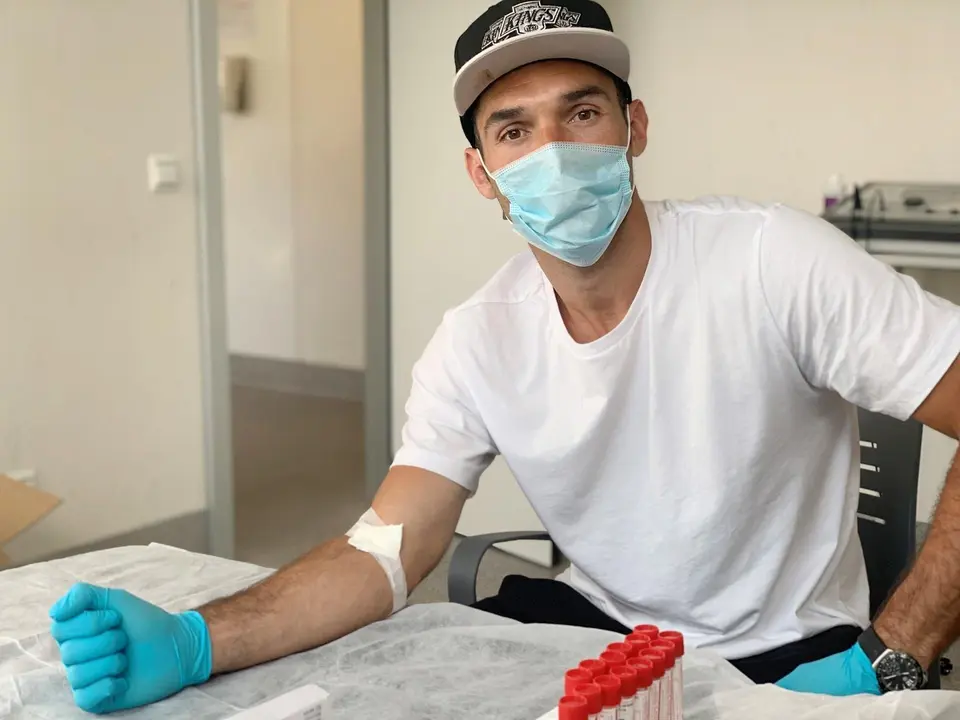 Barral en el test de coronavirus