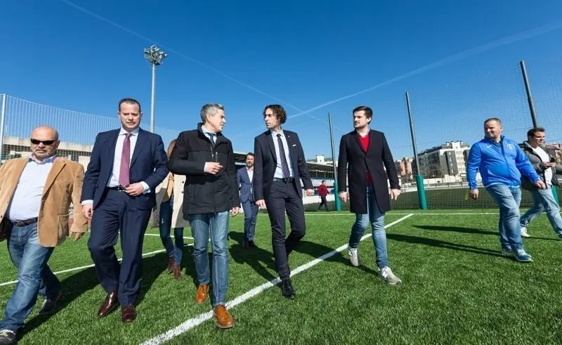 11:00 Campo Municipal Frajanas, El Astillero. El vicepresidente y consejero de Universidades, Igualdad, Cultura y Deporte, Pablo Zuloaga, realiza una visita institucional a este municipio. 11 de marzo de 2020 &copy; Ra&uacute;l Lucio