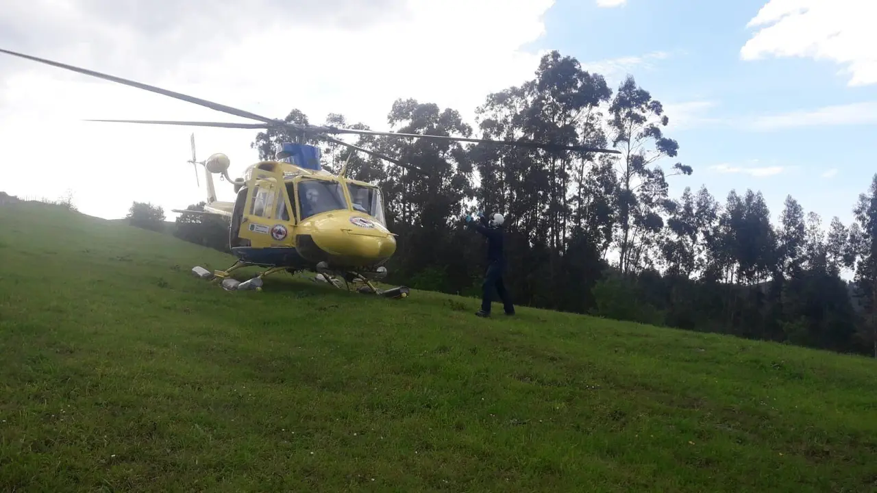 Helic&oacute;ptero del 112