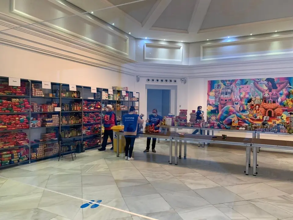 Recogida de alimentos de la APS en el Palacete del Embarcadero