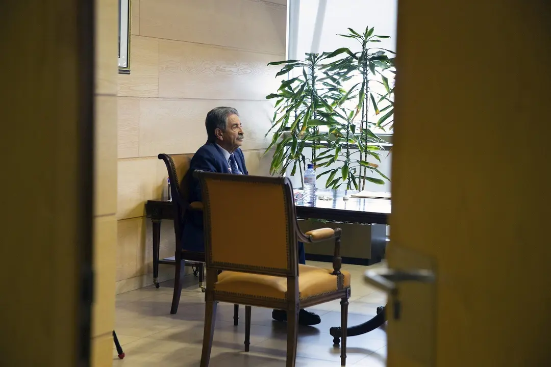 El presidente de Cantabria, Miguel &Aacute;ngel Revilla