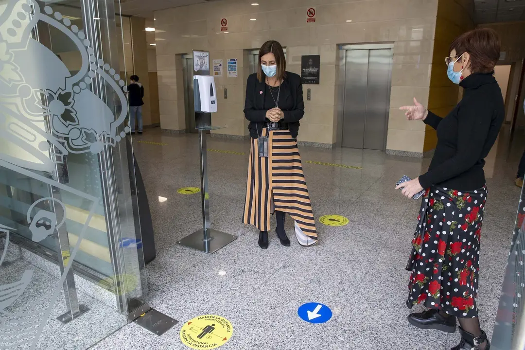 Presidencia Paula Fern&aacute;ndez. Secretario General. Noelia, Medidas De Protecci&oacute;n. Covid 19. 15 Mayo 2020  Miguel De La Parra