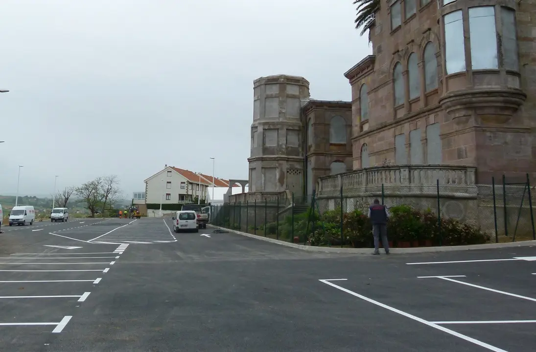 Aparcamiento donde se instalar&aacute; el mercadillo de Suances