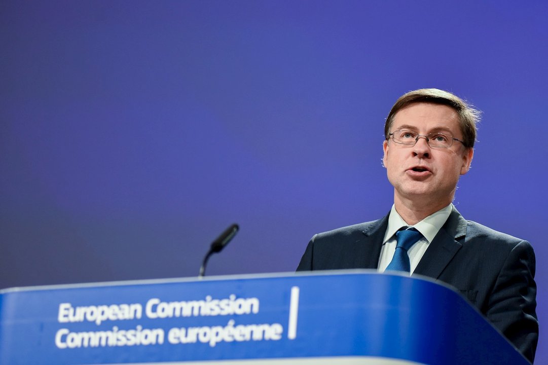 El vicepresidente económico de la Comisión Europea, Valdis Dombrovskis